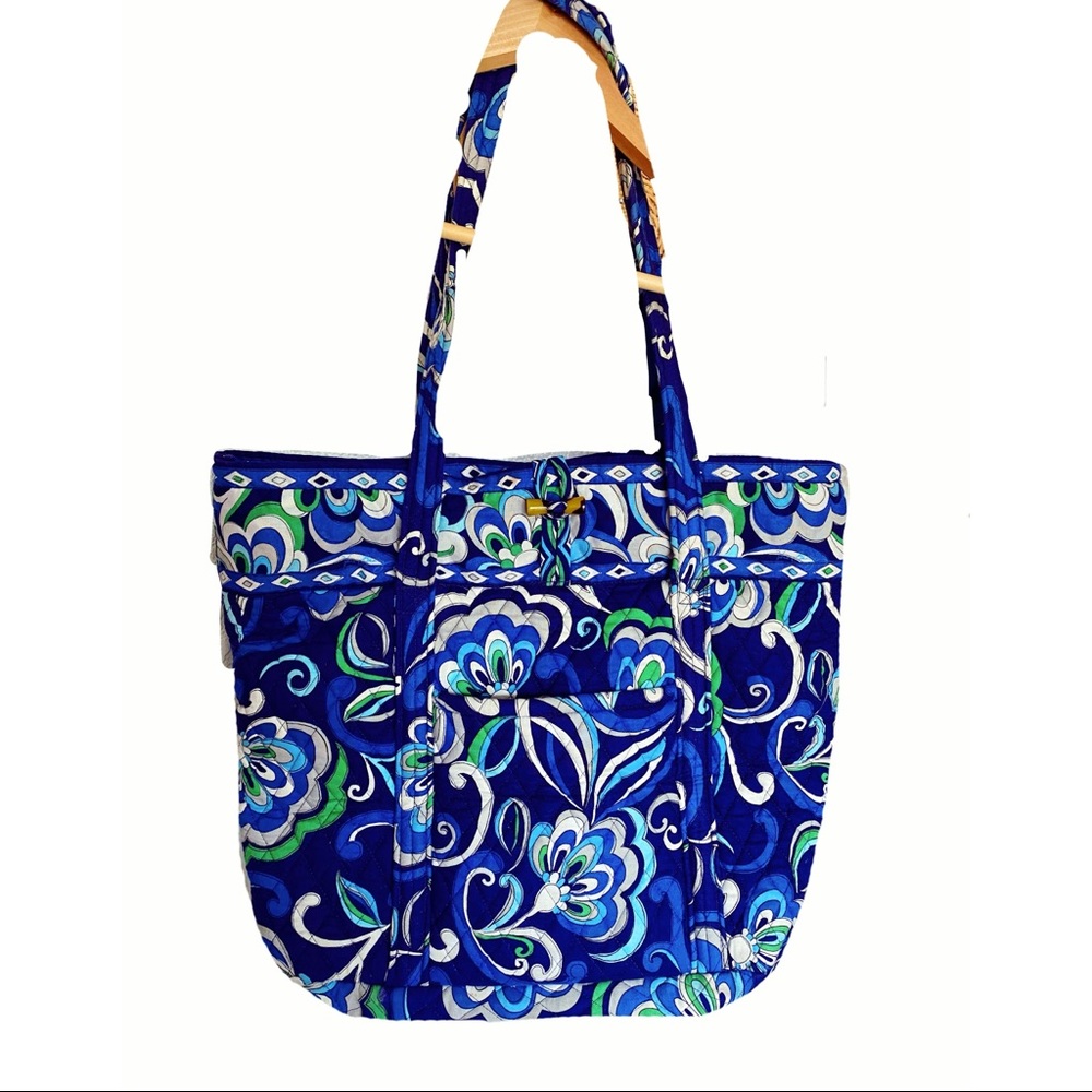 Vera Bradley Blue Tote Shoulder Bag